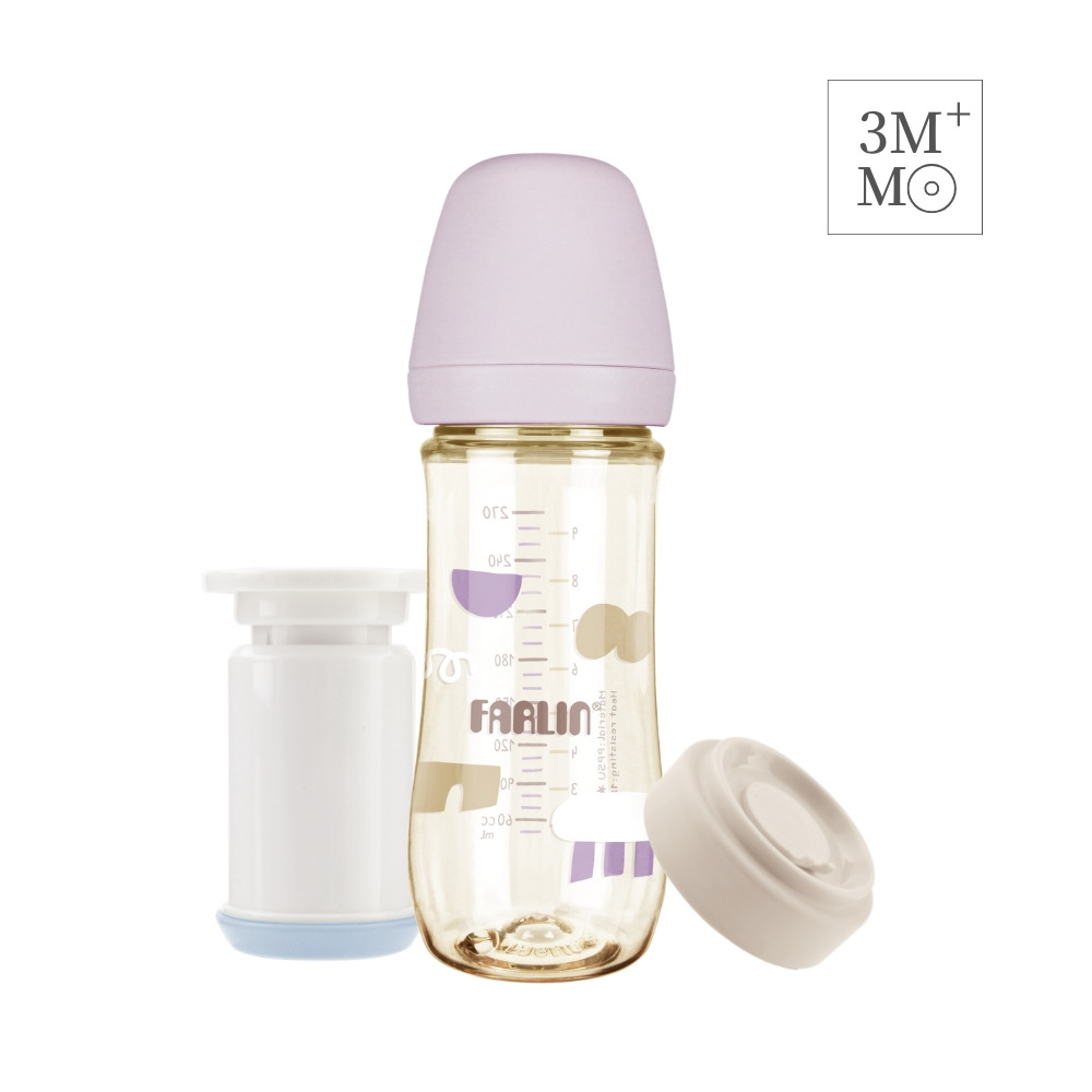 Farlin Grow With Colors寬口PPSU真空儲存瓶270ml
