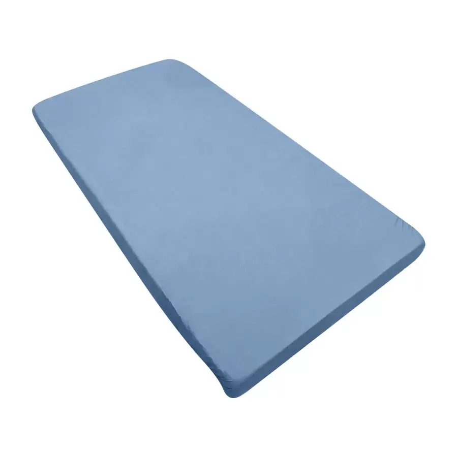 頂級萊賽爾日式床包(薄床墊適用) - 霧霾藍