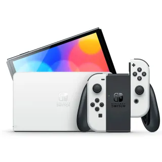 Nintendo 任天堂 Switch OLED款式 白色 主機(台灣公司貨).