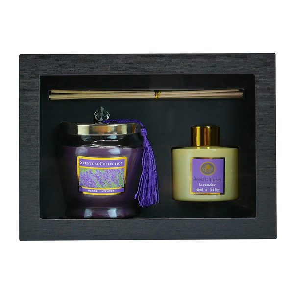 ARCUS 香氛蠟燭禮盒-紫色薰衣草