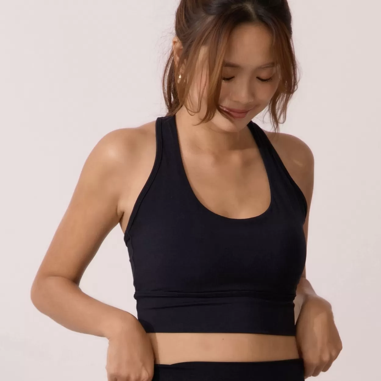 moïd 經典裸感運動內衣 - 黑 Black