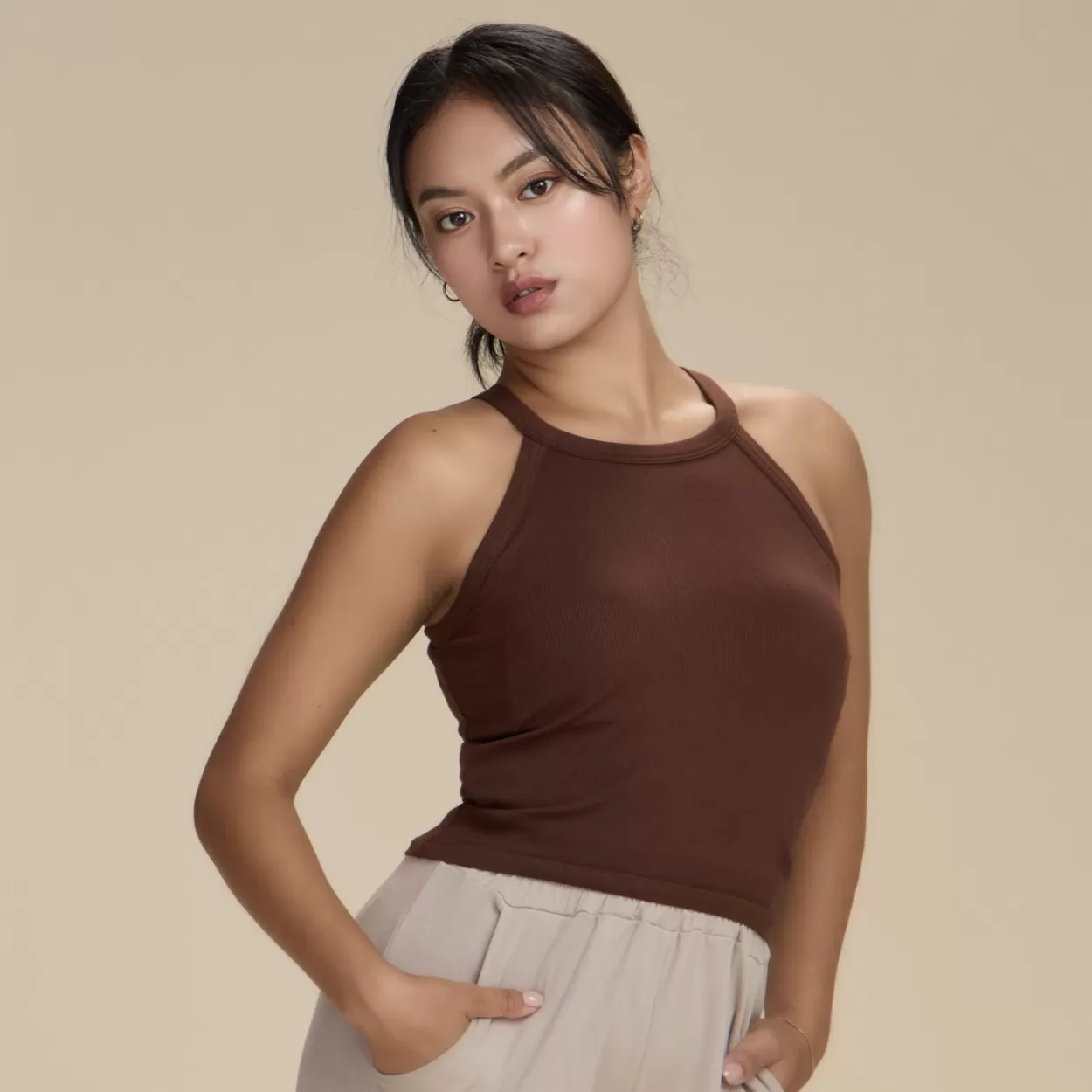 moïd 時髦繞脖一體杯激瘦背心Bratop - 冰咖啡 ice coffee