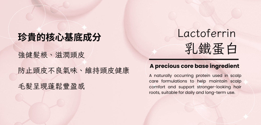 乳鐵黑晶養髮露-上市前團購套組,專利胜肽。乳鐵蛋白,PLH3025121,乳鐵黑晶養髮露-上市前團購套組,12/25~到售完為止-會員專屬$3852/組(六折)；2組$3,210/組(五折)