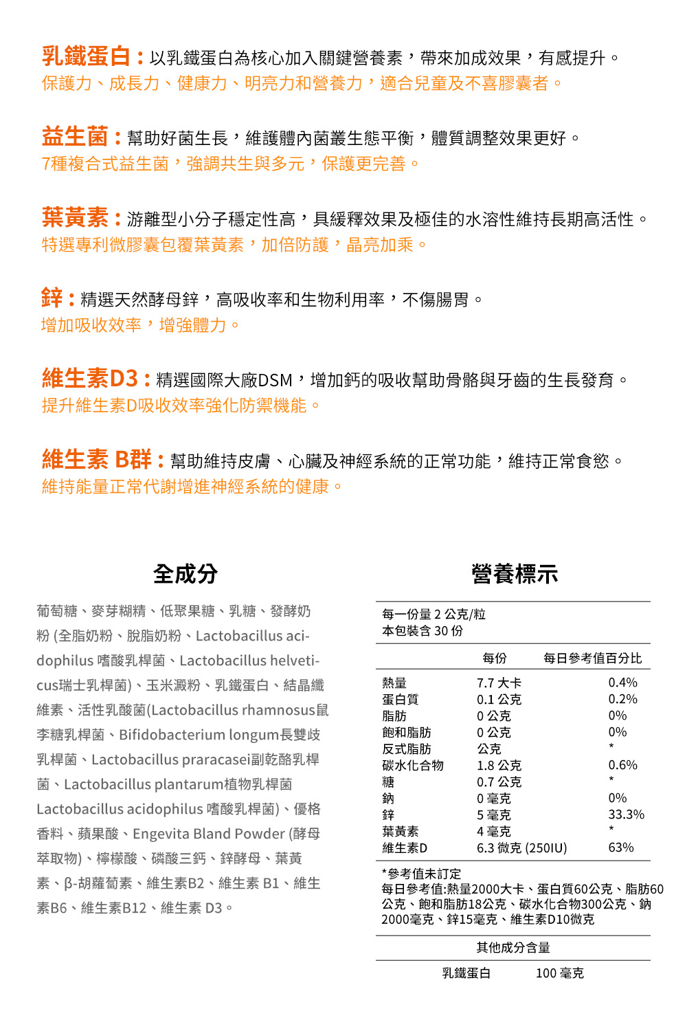 即期品-乳鐵伏易30入-買3送3