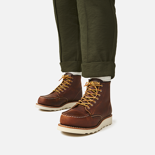 Style 3428｜Classic Moc,RW3428,Style3428｜ClassicMoc,Women'sShortBootinCopperRough&ToughLeather,WOMEN,Moc