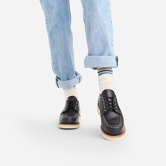 Style 3608｜Shop Moc Oxford,RW3608,Style3608｜ShopMocOxford,Women'sShopMocOxfordinBlackBoundaryLeather,WOMEN,Moc