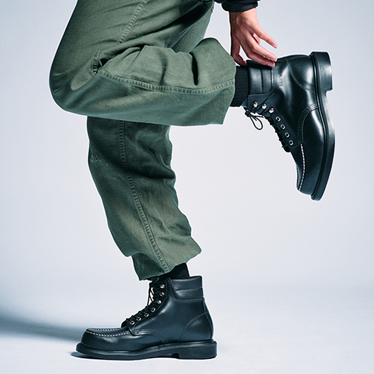 Style 8133｜SuperSole®,RW8133,Style8133｜SuperSole®,SuperSole®Men's6-inchMocinBlackChromeLeather,MEN,SuperSole®