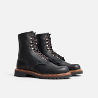 Style 4501｜Logger,RW4501,Style4501｜Logger,8-inchMen'sinBlackOil-SlickLeather,CraftedChoice｜質感選擇,MEN'S