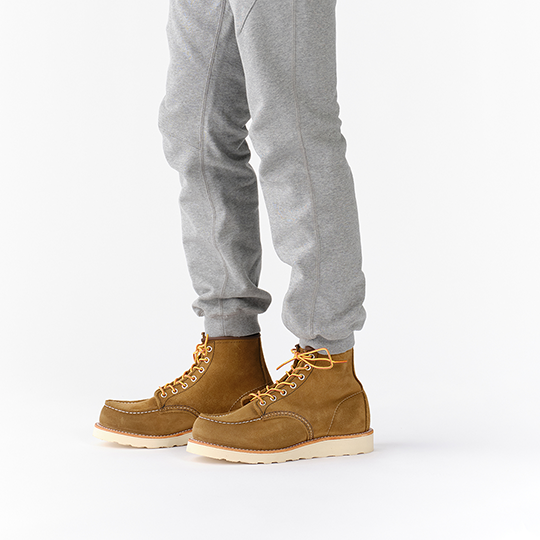 Style 8881｜Classic MOC,RW8881,Style8881｜ClassicMOC,Men's6-InchBootinOliveMohaveLeather,MEN,Moc