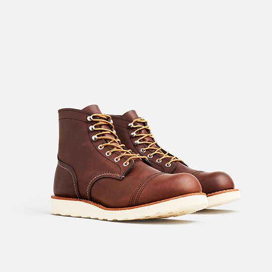 Style 8088｜Iron Ranger® Traction Tred,RW8088,Style8088｜IronRanger®TractionTred,Men's6-InchBootinAmberHarnessLeather,MEN,IronRanger