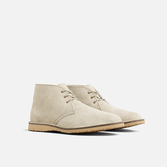 Style 3309｜Weekender Chukka,RW3309,Style3309｜WeekenderChukka,Men'sChukkainWhiteSandMohaveLeather,MEN,Weekender