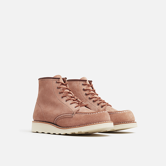 Style 3319｜Classic Moc,RW3319,Style3319｜ClassicMoc,Women'sShortBootinDustyRoseAbileneLeather,WOMEN,Moc