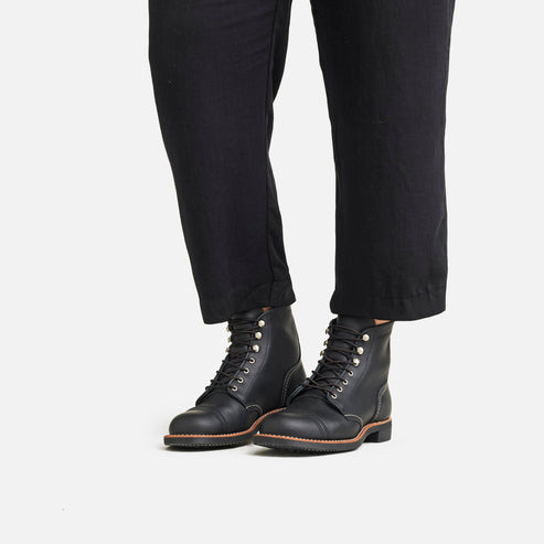 Style 3366｜Iron Ranger,RW3366,Style3366｜IronRanger,Women'sShortBootinBlackBoundaryLeather,CraftedChoice｜質感選擇,WOMEN'S