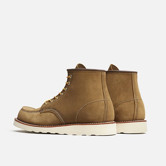 Style 8881｜Classic MOC,RW8881,Style8881｜ClassicMOC,Men's6-InchBootinOliveMohaveLeather,MEN,Moc