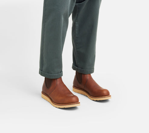 Style 3190｜Classic Chelsea,RW3190,Style3190｜ClassicChelsea,Men's6-inchinAmberHarnessLeather,CraftedChoice｜質感選擇,MEN'S