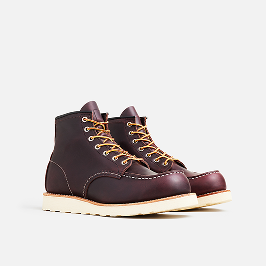 Style 8847｜Classic MOC,RW8847,Style8847｜ClassicMOC,Men's6-InchBootinBlackCherryExcaliburLeather,MEN,Moc