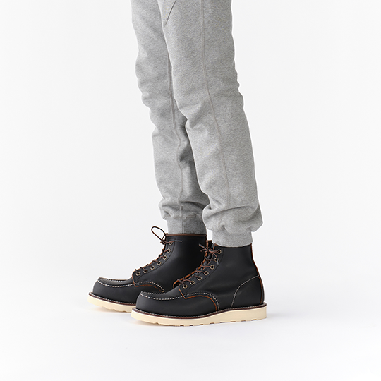 Style 8849｜Classic MOC,U60280019,Style8849｜ClassicMOC,Men's6-InchBootinBlackPrairieLeather,CraftedChoice｜質感選擇,MEN'S