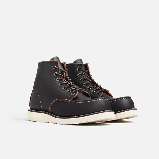 Style 8849｜Classic MOC,U60280019,Style8849｜ClassicMOC,Men's6-InchBootinBlackPrairieLeather,CraftedChoice｜質感選擇,MEN'S