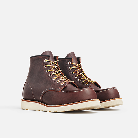 Style 8138｜Classic MOC,U60280021,Style8138｜ClassicMOC,Men's6-InchBootinBriarOilSlickLeather,CraftedChoice｜質感選擇,MEN'S