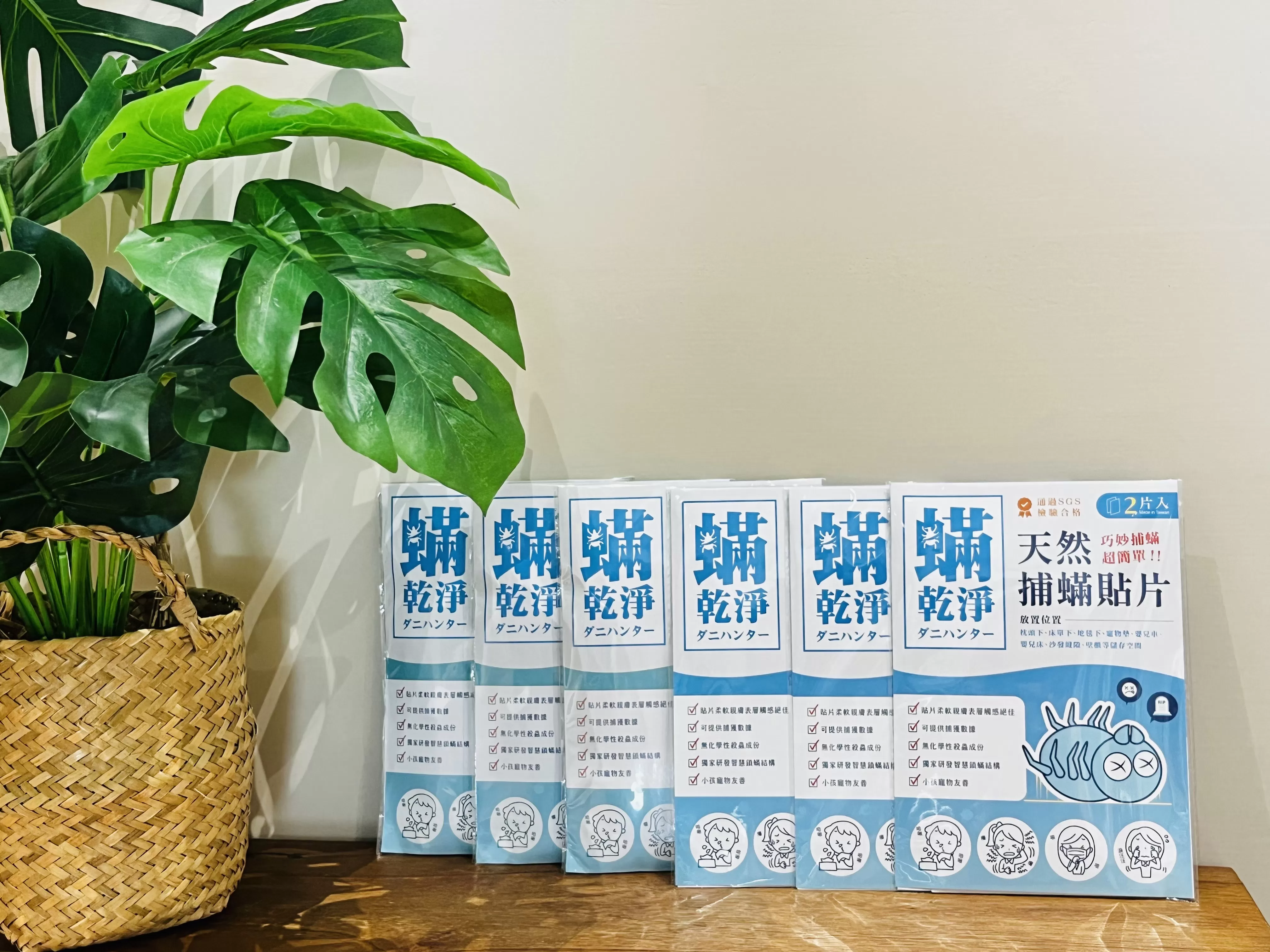 蟎乾淨天然捕蟎貼片(2入/6入)