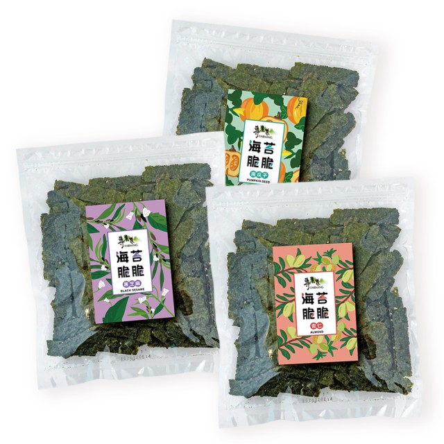 【專業農】綜合海苔脆脆 3入組