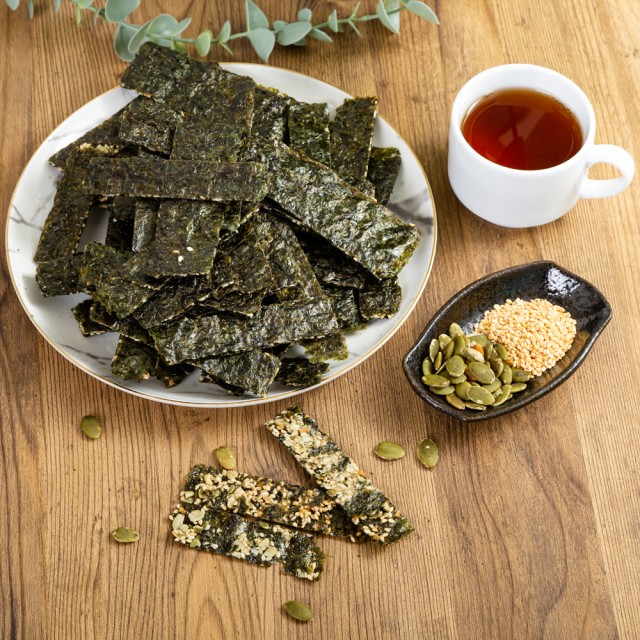 【專業農】南瓜子海苔脆脆 3入組