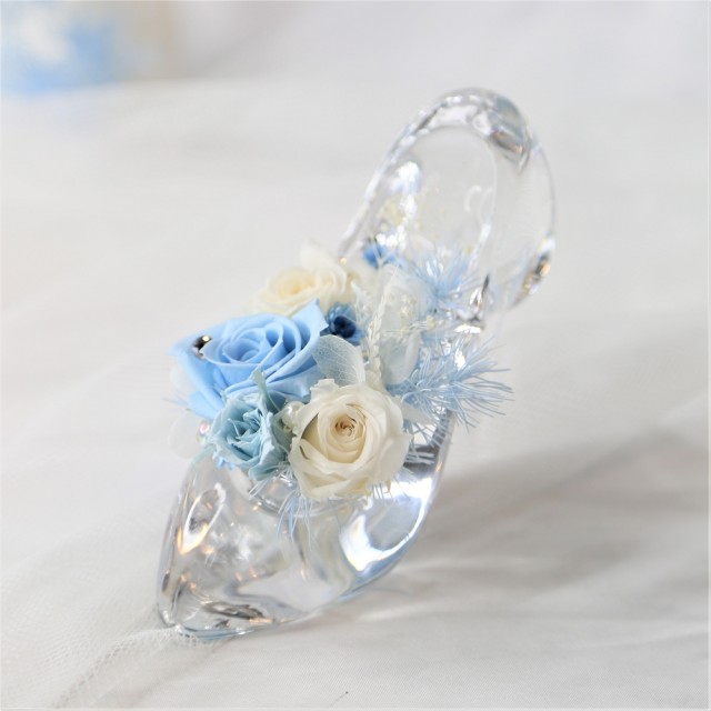 【Flower Plus】 水晶高跟鞋 | 迪士尼公主系列 生日禮物
