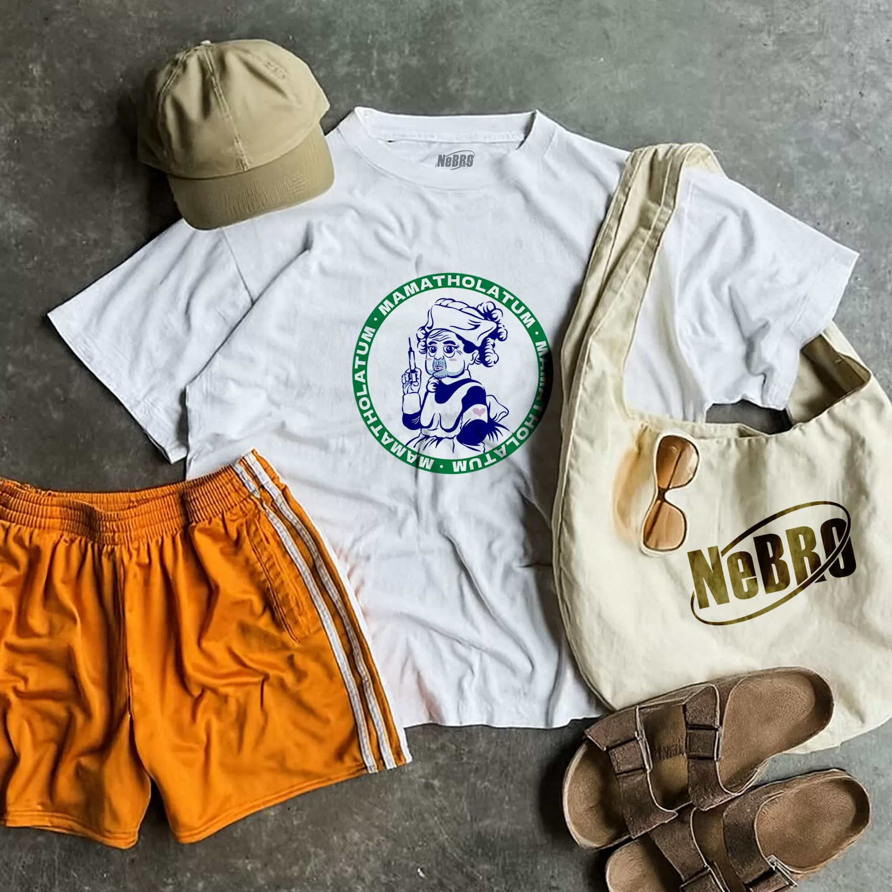 NeBro｜嬤秀雷敦 短T