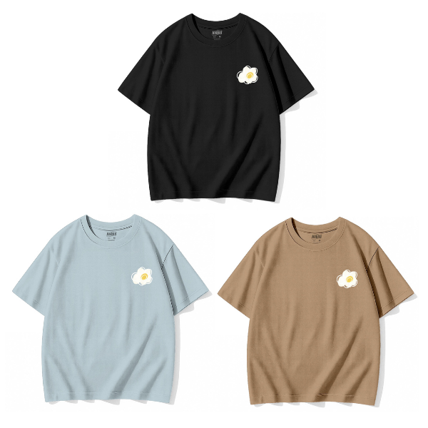 NeBro｜荷包蛋花 短T