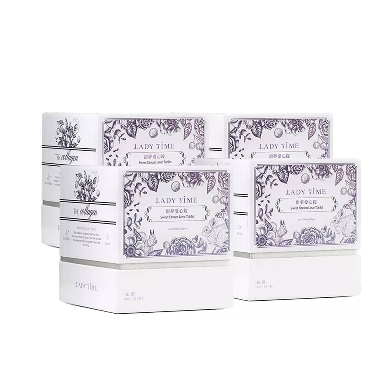 LADY TIME甜夢愛心錠x4盒