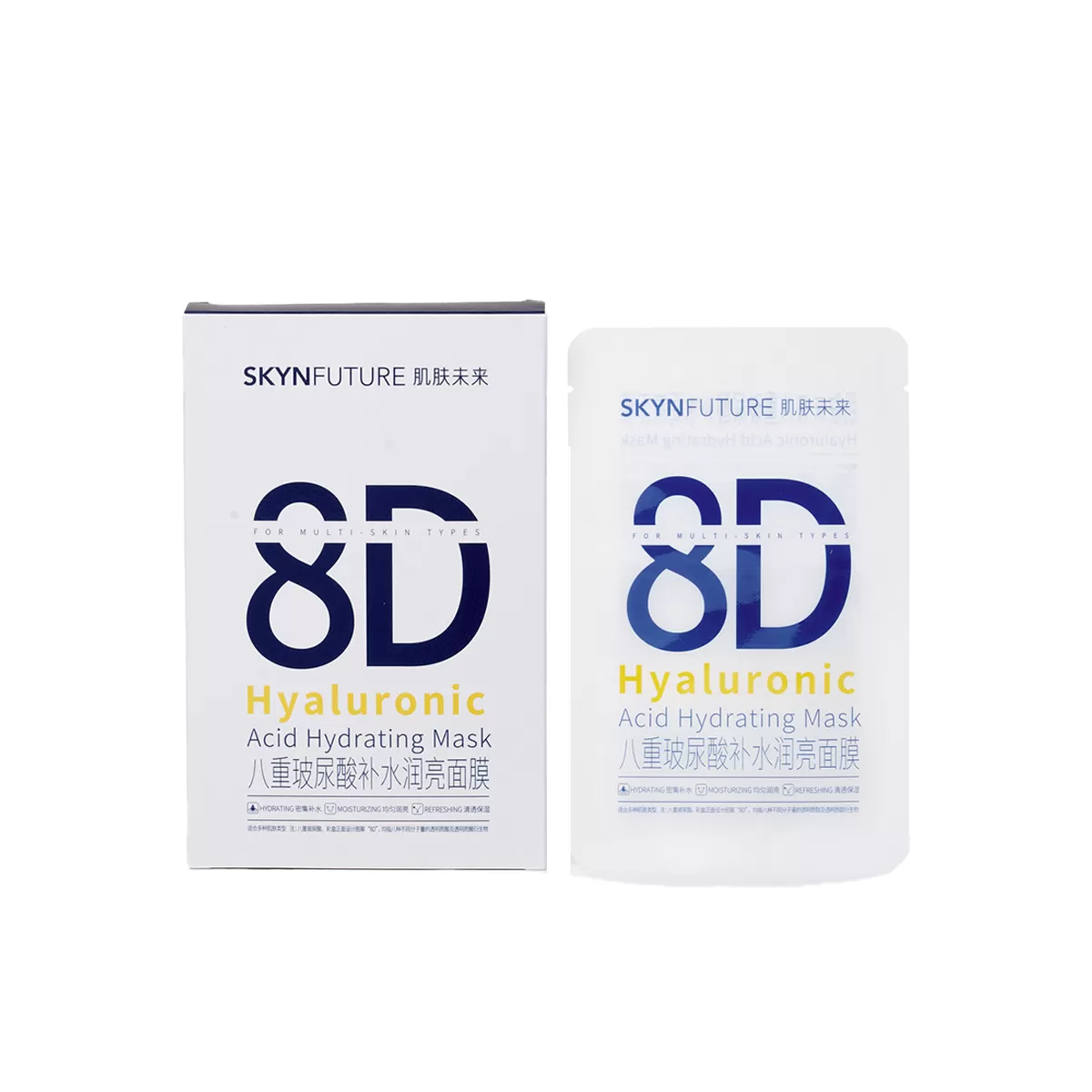 肌膚未來377八重玻尿酸補水潤亮面膜25ml(單片)