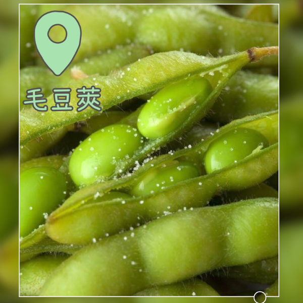 薄鹽毛豆莢