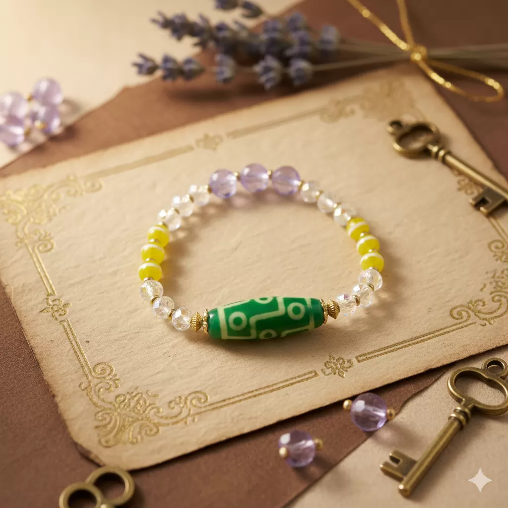 青稞共九眼手鍊｜避邪護身・轉運聚福・智慧圓滿