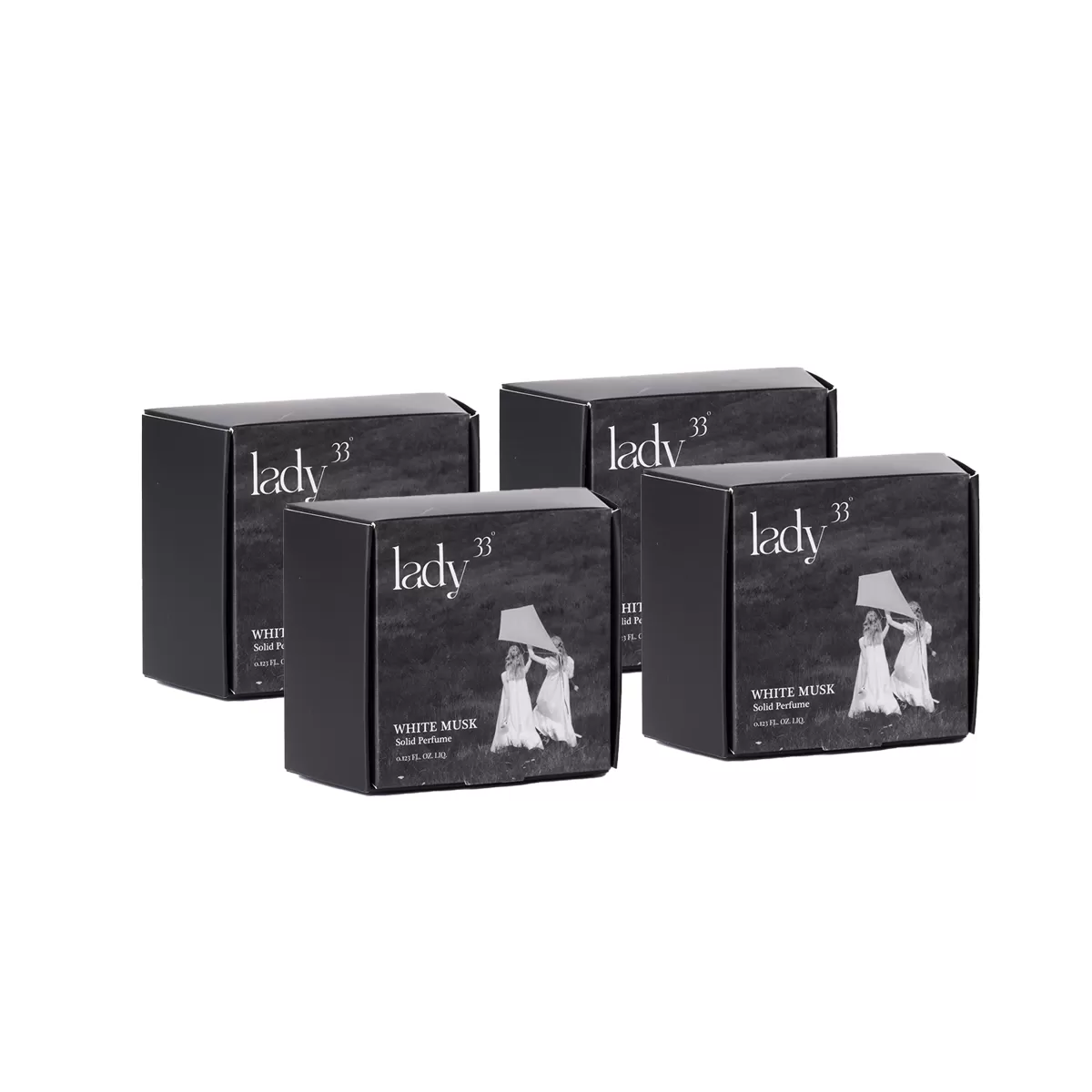 LADY33香膏-白麝香x4組