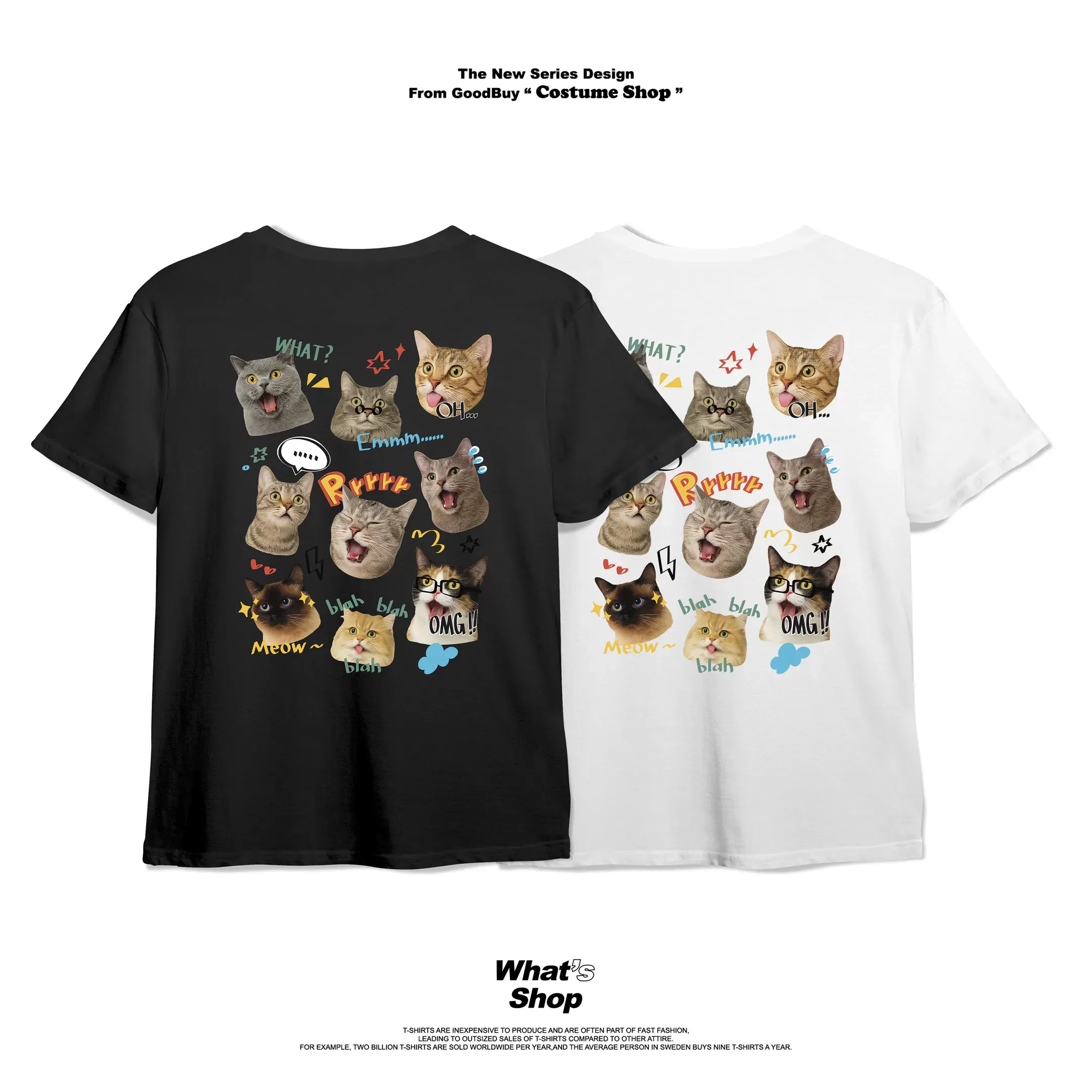What's Shop｜喵咪的OS 短Tee
