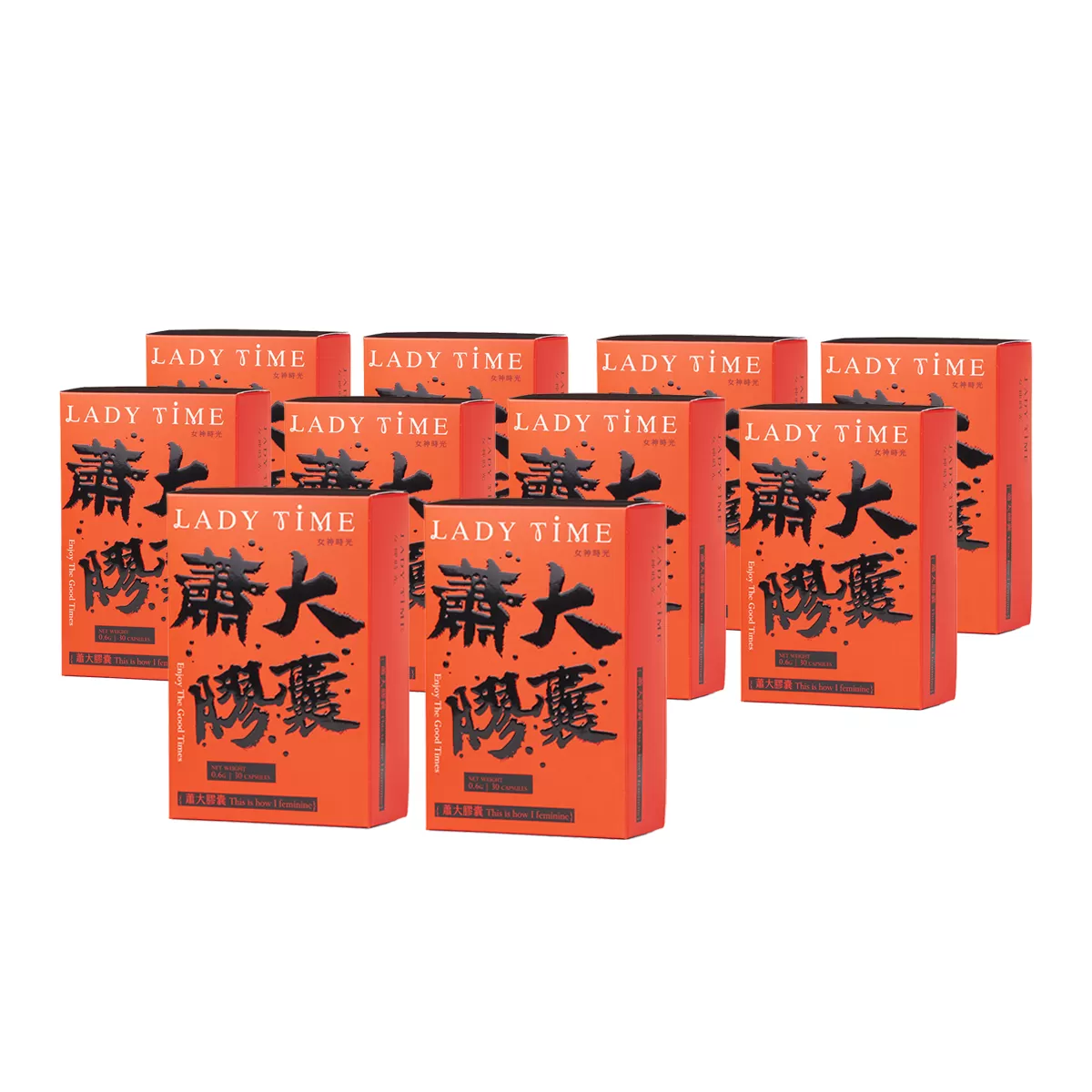 LADY TIME蕭大白山藥複方膠囊X10盒