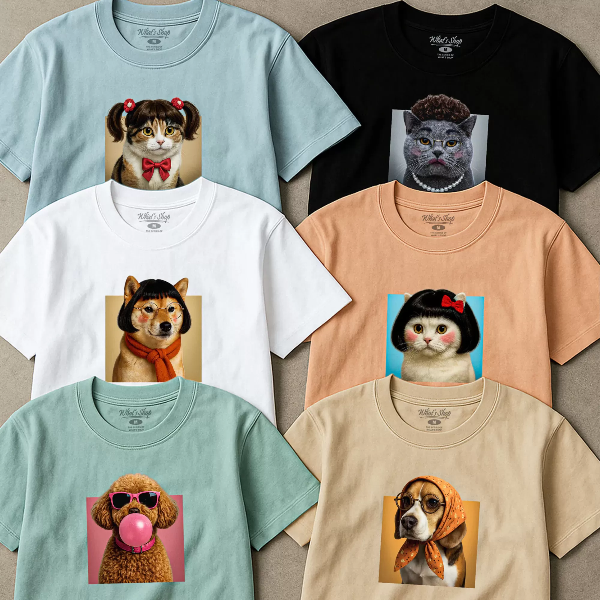 What's Shop｜時尚喵汪 短Tee