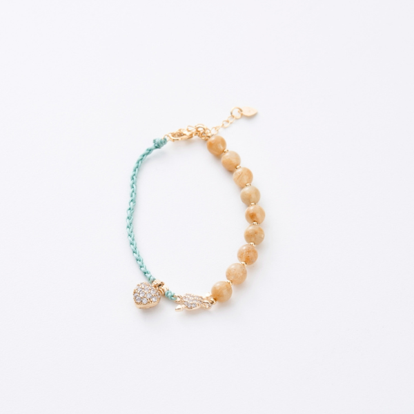 鈦晶愛心綠手繩,U60810003,鈦晶愛心綠手繩,鈦晶,清新綠色,所有商品