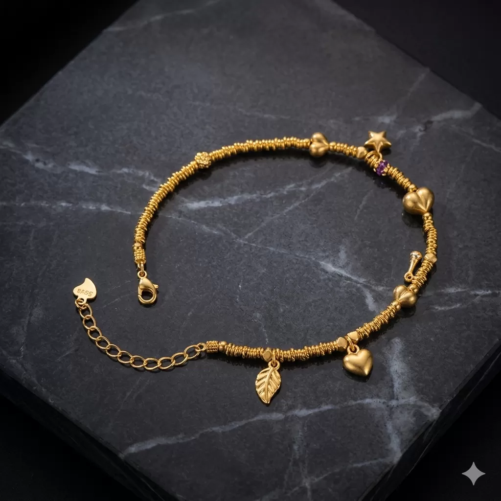 愛心碎石手鍊(金),U60810002,愛心碎石手鍊(金),氣質百搭飾品,所有商品,水晶專區