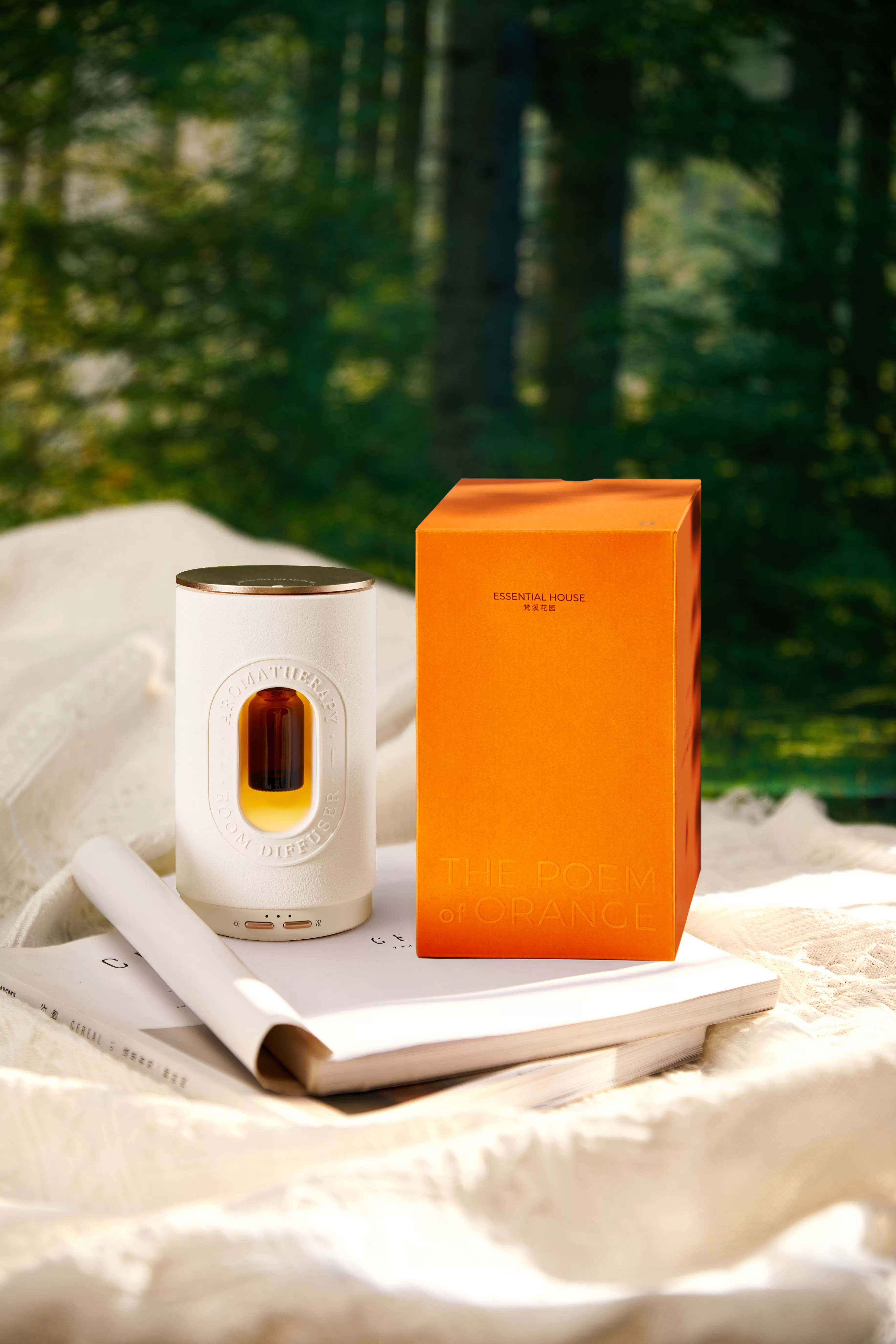 橘黃色的詩擴香儀,擴香儀,擴香精油,擴香,舒壓放鬆組,C60340001