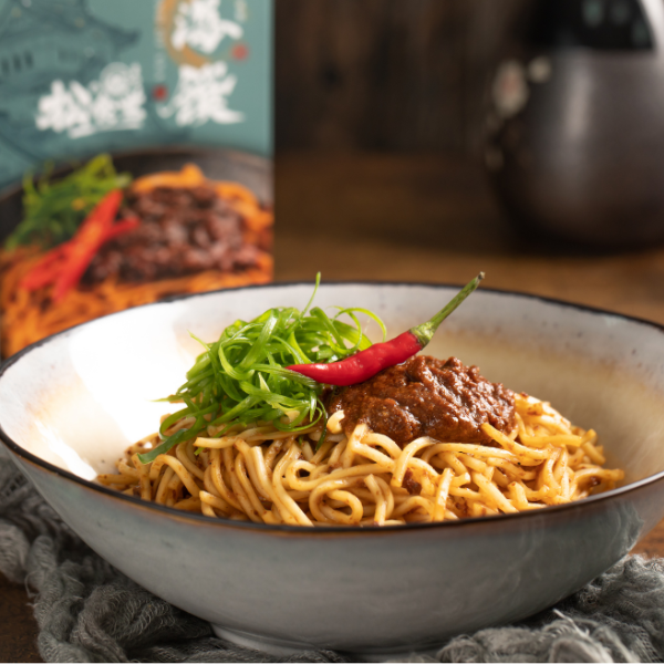 和牛肉燥/椒燥味噌乾拌麵,椒燥味噌乾拌麵,藍海饌,和牛肉燥乾拌麵,乾拌麵,醬香濃郁．道地風味