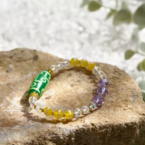 青稞共九眼手鍊｜避邪護身・轉運聚福・智慧圓滿,水晶手鍊推薦,水晶手鍊,李享家水晶,水晶串珠,水晶