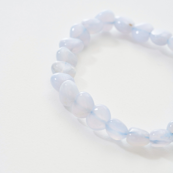 心形手鍊(藍玉髓),柔霧藍調✧清新氣質,U60600005,心形手鍊(藍玉髓),心形設計,藍玉髓