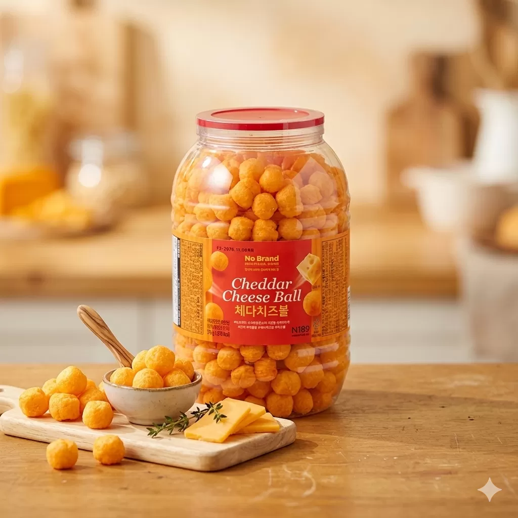 NO BRAND起司球,韓國熱賣,追劇零食推薦,韓國人氣零食,韓國零食推薦,韓國起司球
