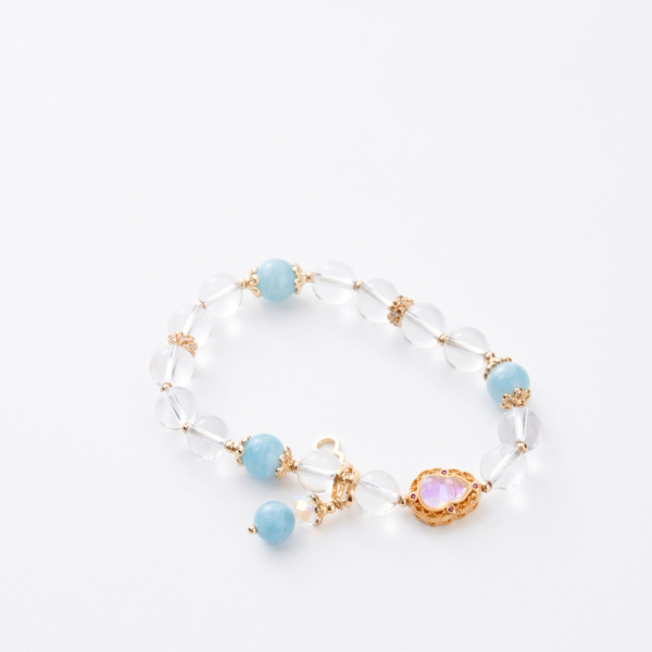 白水晶葫蘆手鍊,U60810006,白水晶葫蘆手鍊,白水晶,葫蘆造型,所有商品