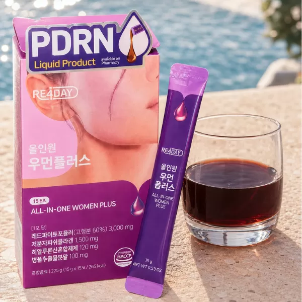 RE4DAY PDRN膠原亮妍飲X2盒,美妍飲,PDRN,喝的PDRN,膠原蛋白,亮白