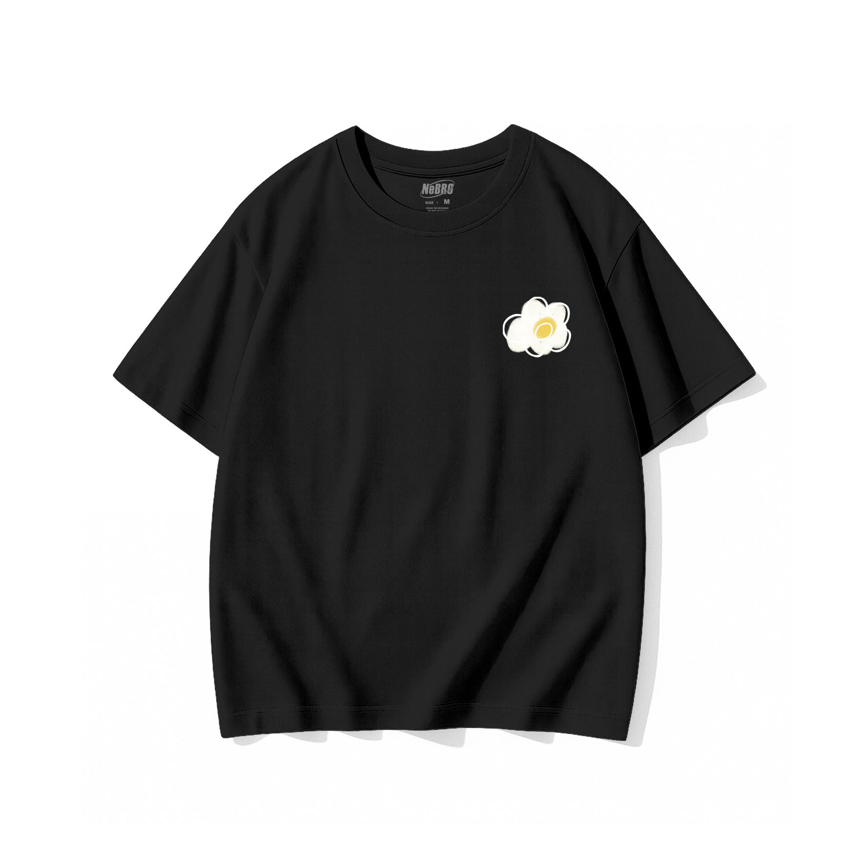 NeBro｜荷包蛋花 短T,純棉,流行,短袖,短TEE,時尚