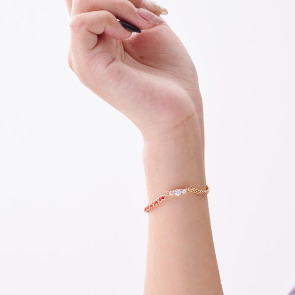 古巴紅繩手鍊｜招好運・時尚百搭手串,紅繩護身,男女手鍊,護身手鍊,避邪手鍊,紅繩手鍊