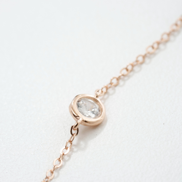 玫瑰金星双手鍊,星光點綴✧精緻氣質,U60660002,玫瑰金星双手鍊,精緻晶鑽裝飾,雙層鍊條設計