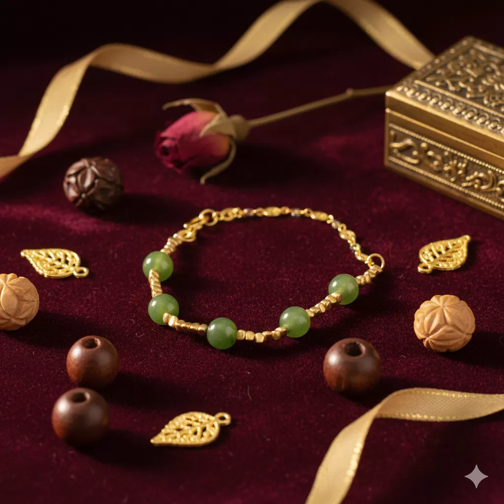 碧玉足銀手串｜平安守護・福運與正能量加持,水晶手鍊推薦,水晶手鍊,水晶串珠,水晶,平安守護